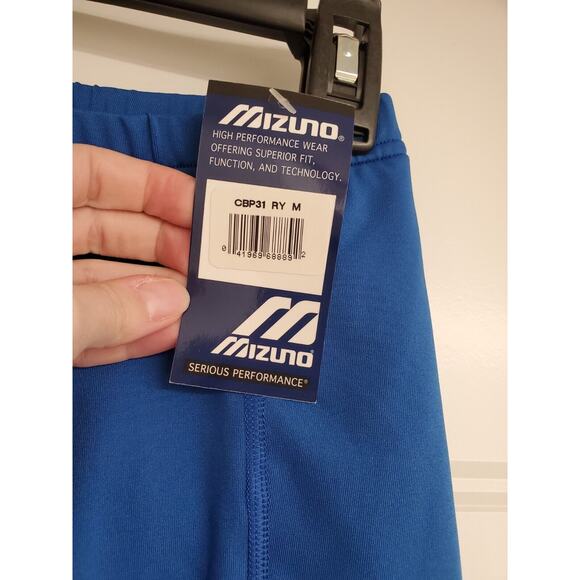 NEW NWT Women's Mizuno Blue Athletic Biker Shorts | Size Medium - Picture 7 of 9